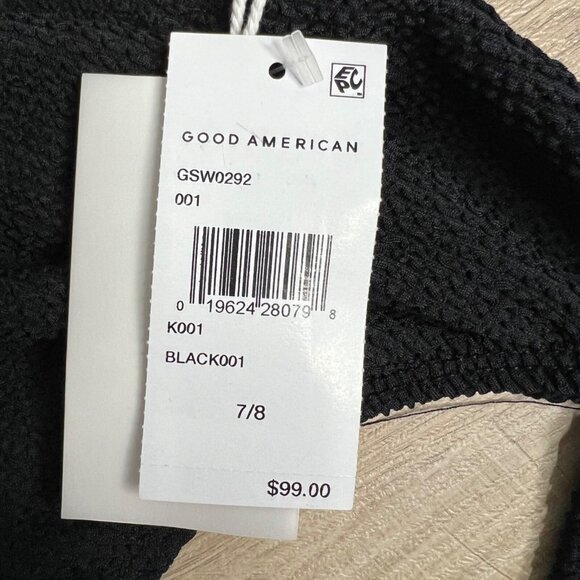 Good Americian One Piece Plus 7/8 4XL 5XL Always Fits Monokini Cut Out Black NWT - Picture 11 of 15